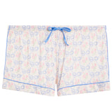 2pc Tween Blue Watercolor Ribbon Short Set