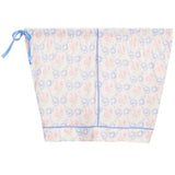 2pc Tween Blue Watercolor Ribbon Short Set