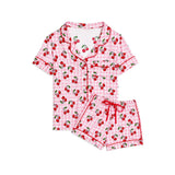2pc Short Set Cherry Gingham