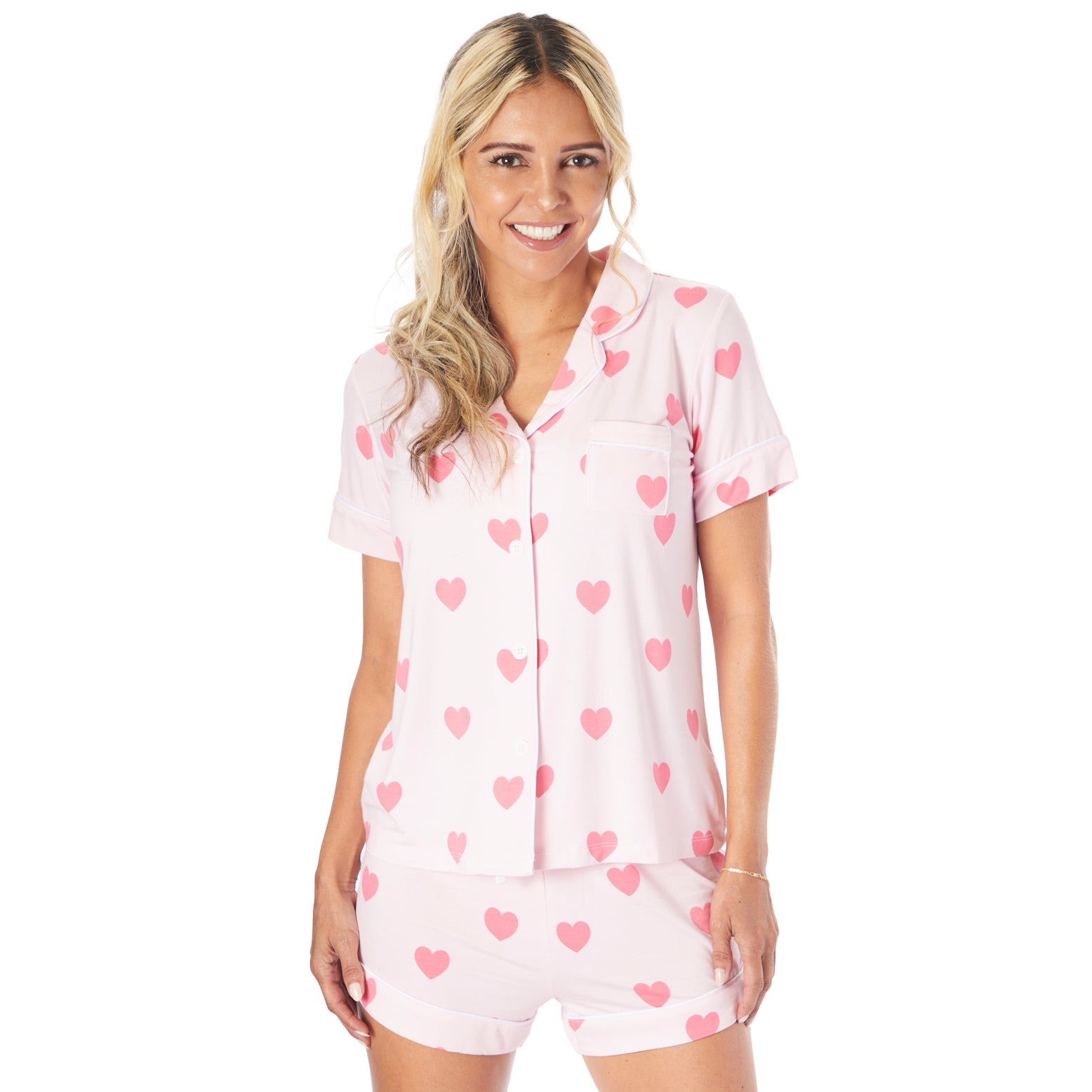 Tonal Heart Short Set - Junior - Denny's