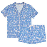 Gingham Camp Bows Set Tween