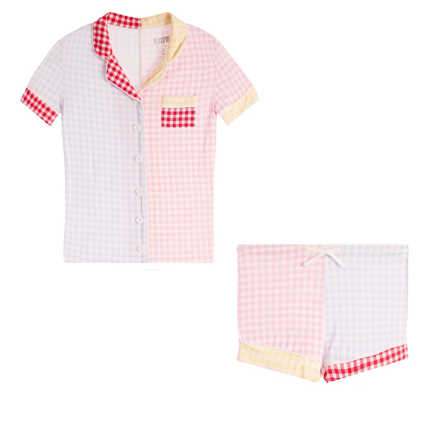 Gingham Multi Gingham Short Set
