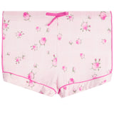 Pink Rose Plaid Short Set