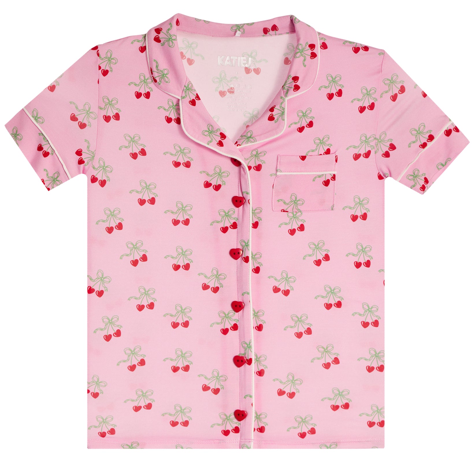 Cherry Bows Short Set Jr - Denny's