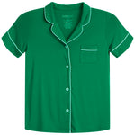 Short Sleeve Button Down Short Set - Denny's