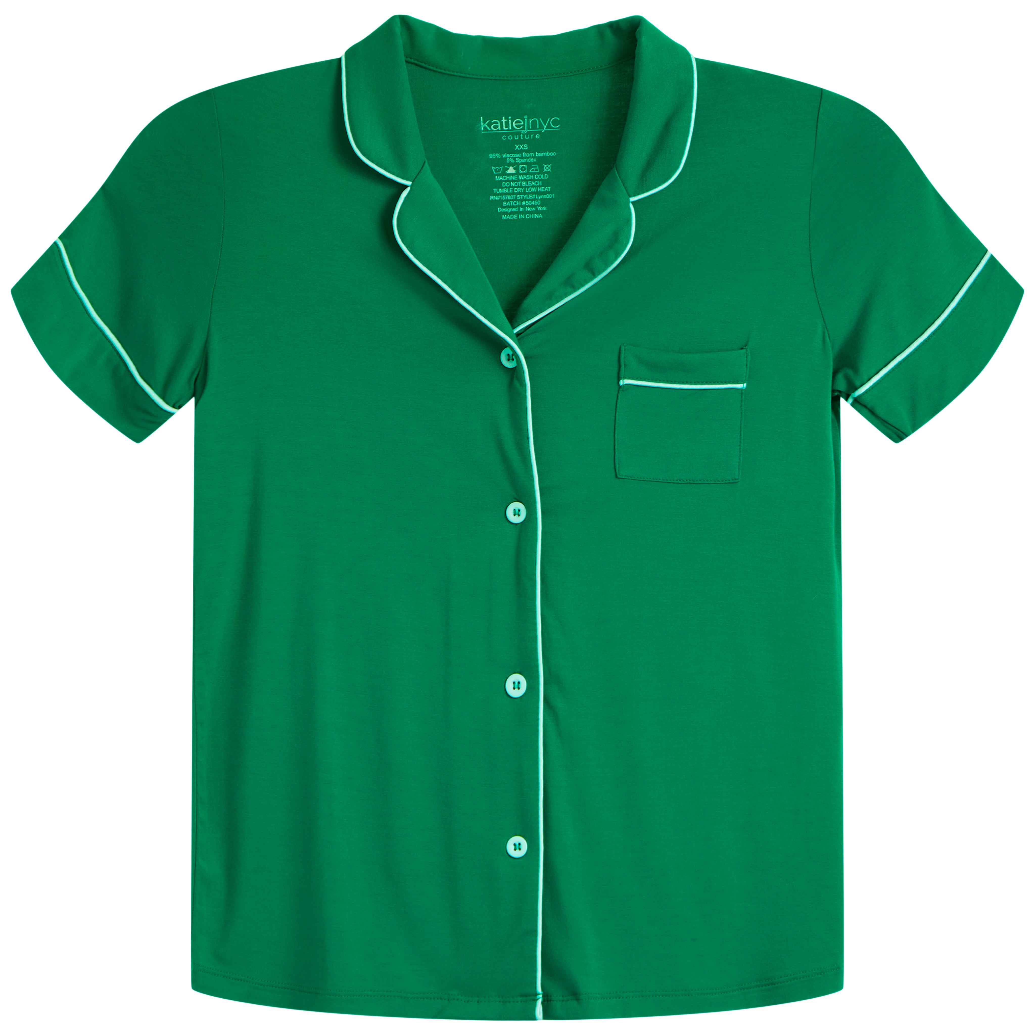 Short Sleeve Button Down Short Set - Denny's