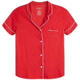 Short Sleeve Button Down Short Set - Denny's
