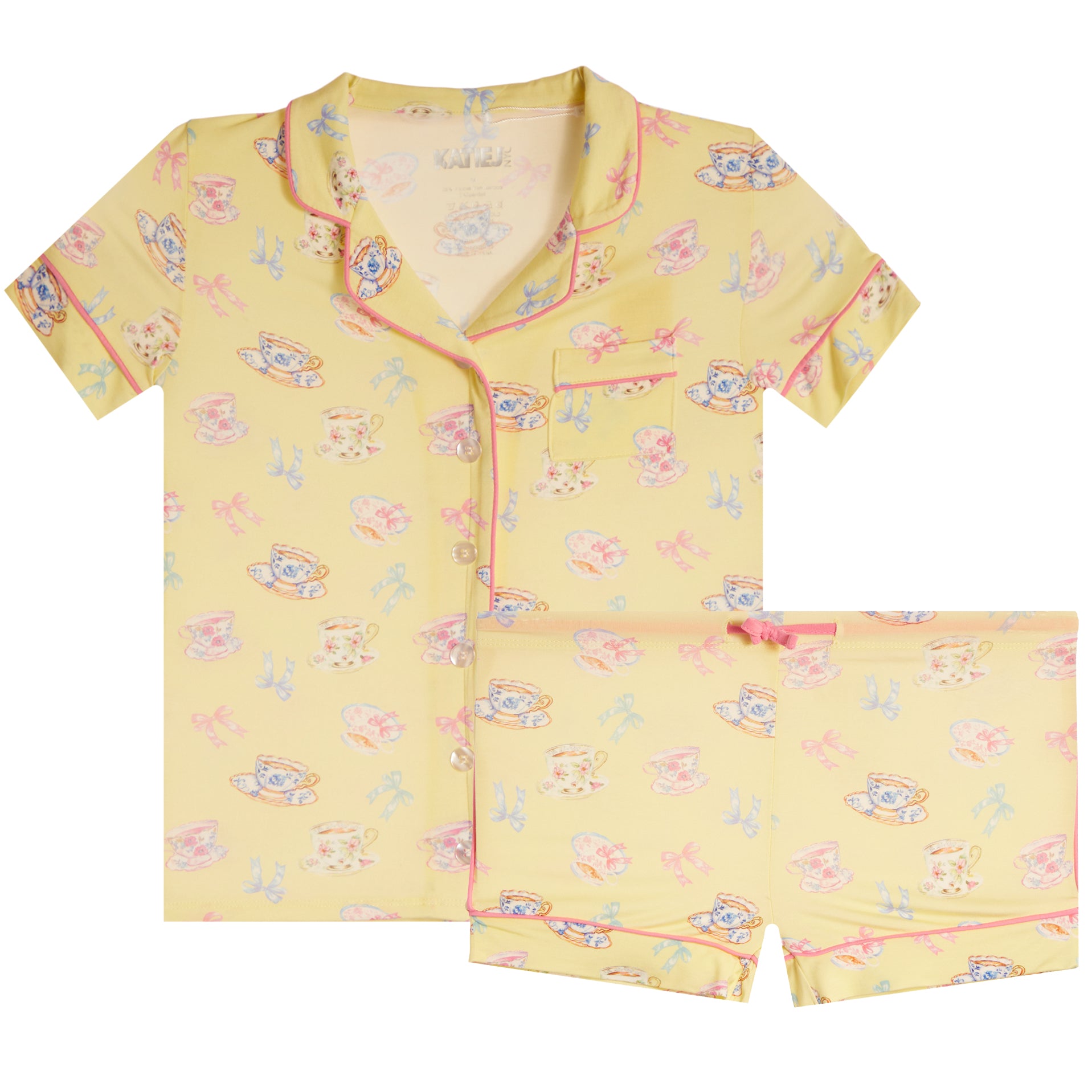 Tea Cup Lounge Short Set - Denny's