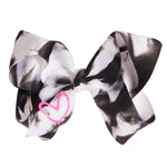 4in Heart Marble Bow - Denny's