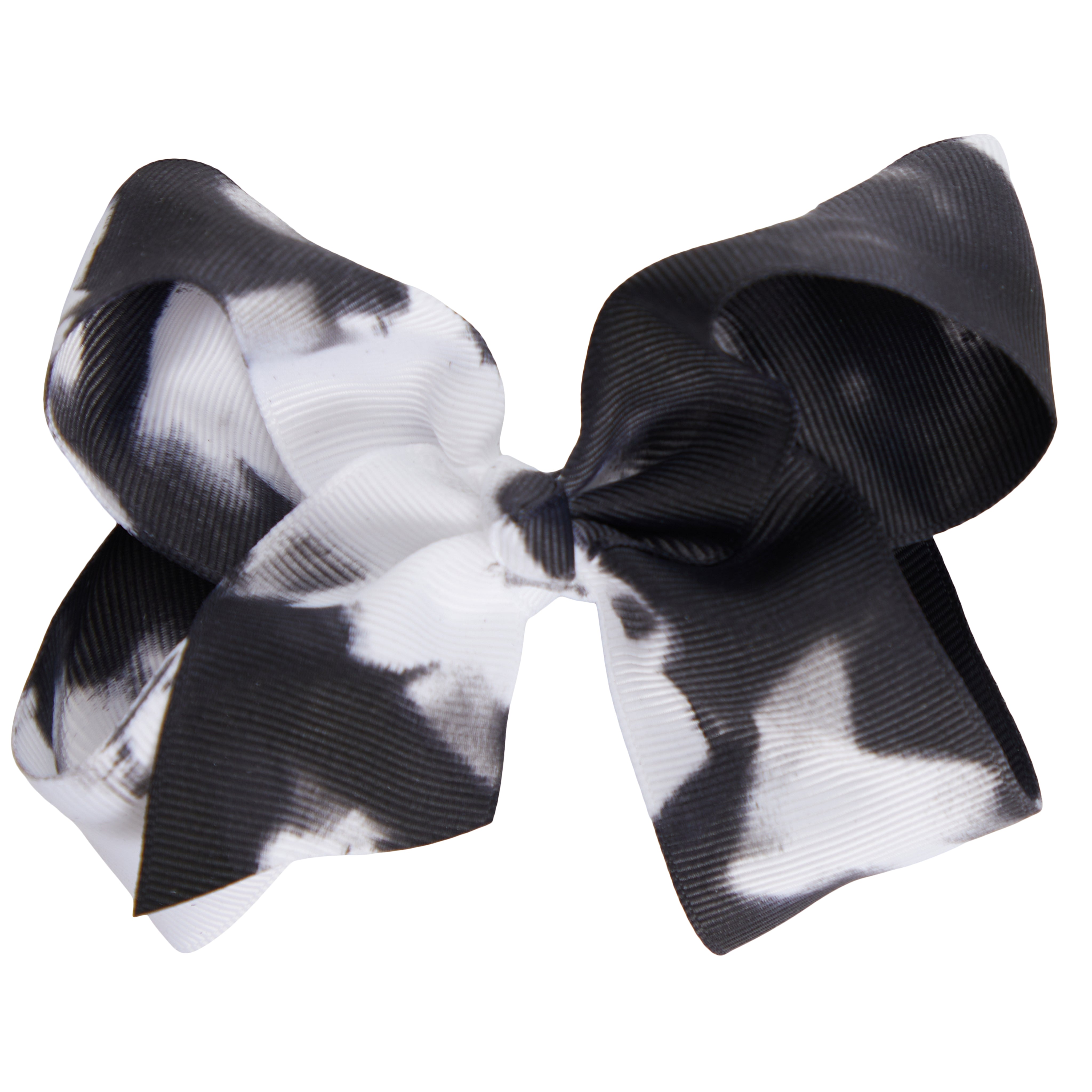 White & Black 4inch Bow - Denny's