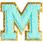 M Varsity Chenille Letter Sticker Patch - Denny's