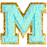 M Varsity Chenille Letter Sticker Patch - Denny's