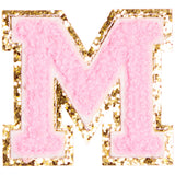 M Varsity Chenille Letter Sticker Patch - Denny's