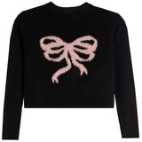 Maggie Pink Bow Sweater - Denny's