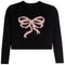 Maggie Pink Bow Sweater - Denny's