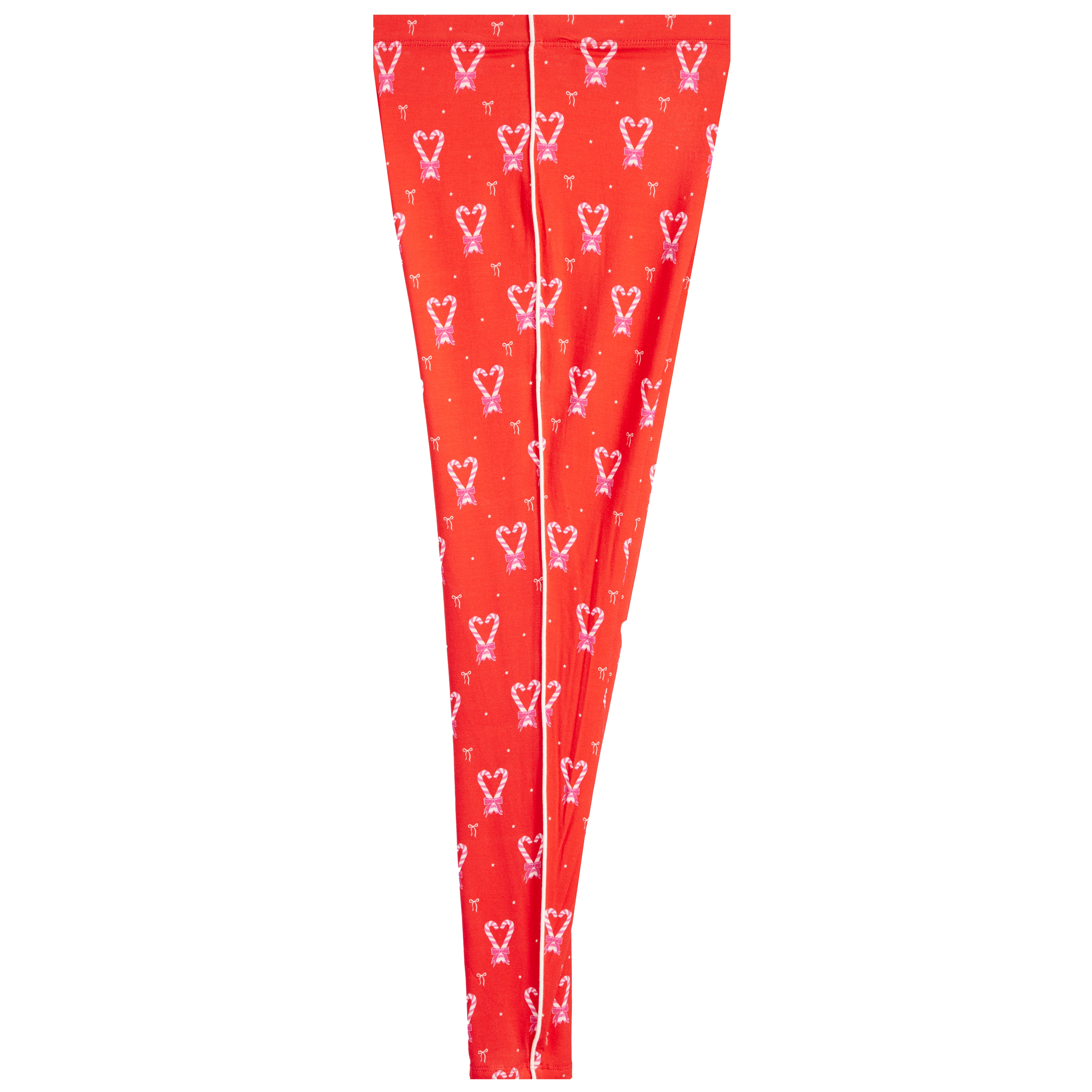 Tween Christmas Candy Cane Heart Pant Set - Denny's