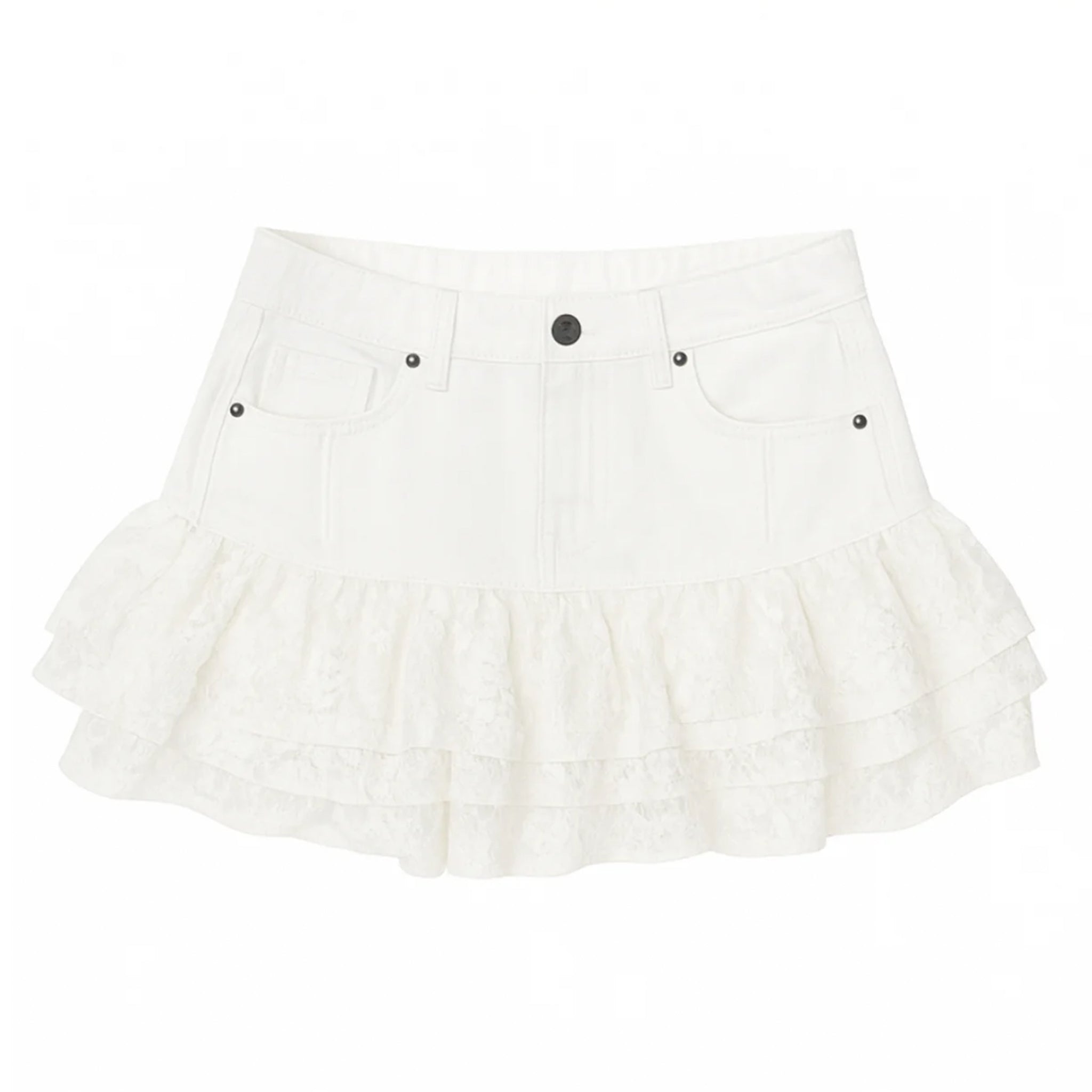 Malaga Ruffle Bottom Skirt - Denny's