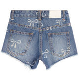 Malibu Denim Bow Short