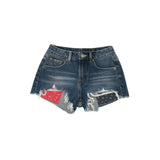 Malibu Short with Red and Navy Pocket