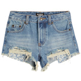 Malibu Denim Short With Toile Pocket