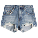 Malibu Printed Pocket Denim Short