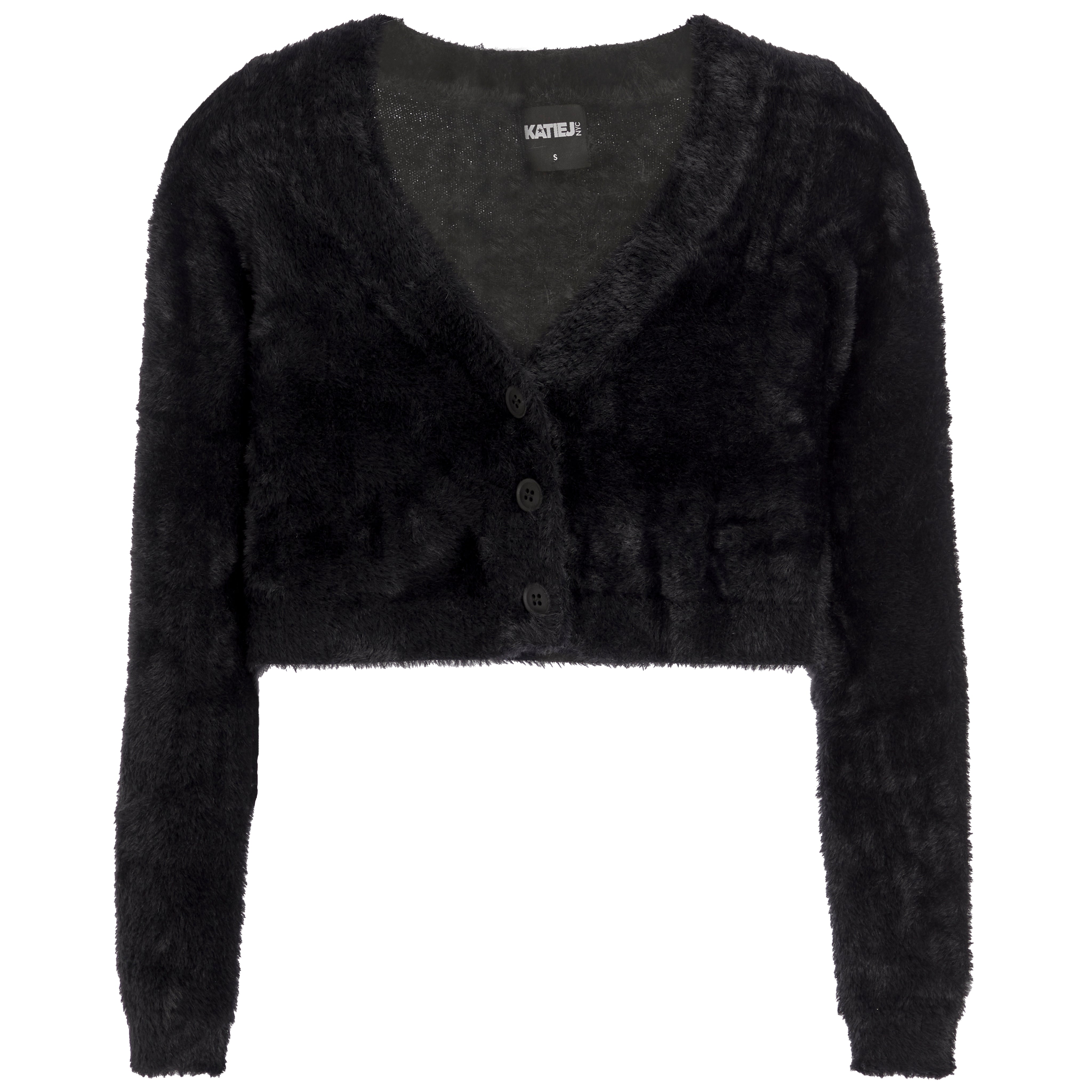 Mara Fuzzy Crop Cardigan - Denny's