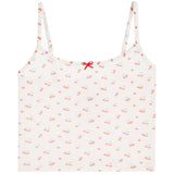 Marina Cherry Crop Tank