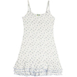 Marina Blue Ditsy Rose Floral Dress - Denny's