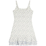Marina Blue Ditsy Rose Floral Dress - Denny's