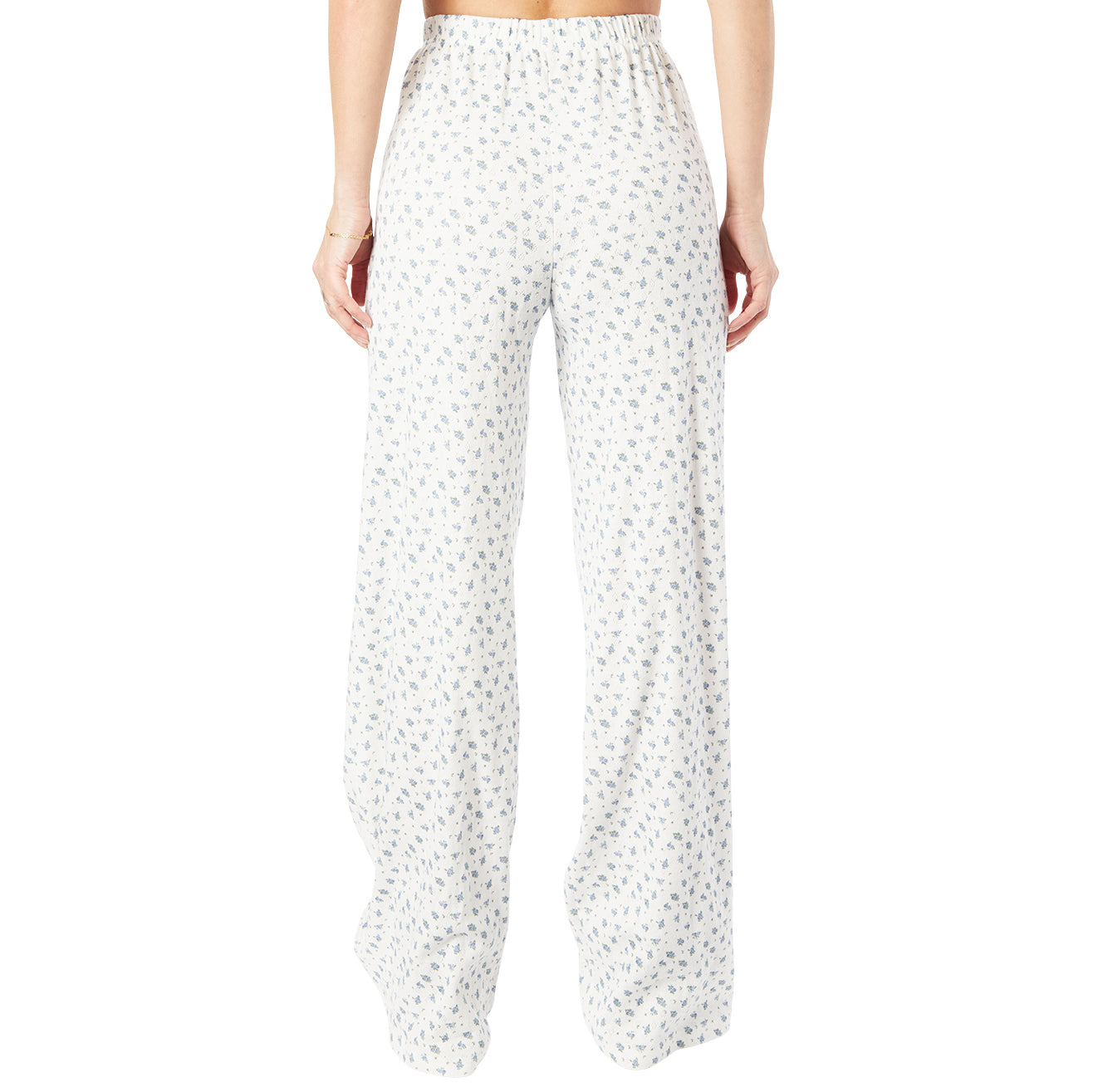 Marina Blue Ditsy Rose Pant