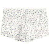 Marina Blue Ditsy Rose Floral Short - Denny's