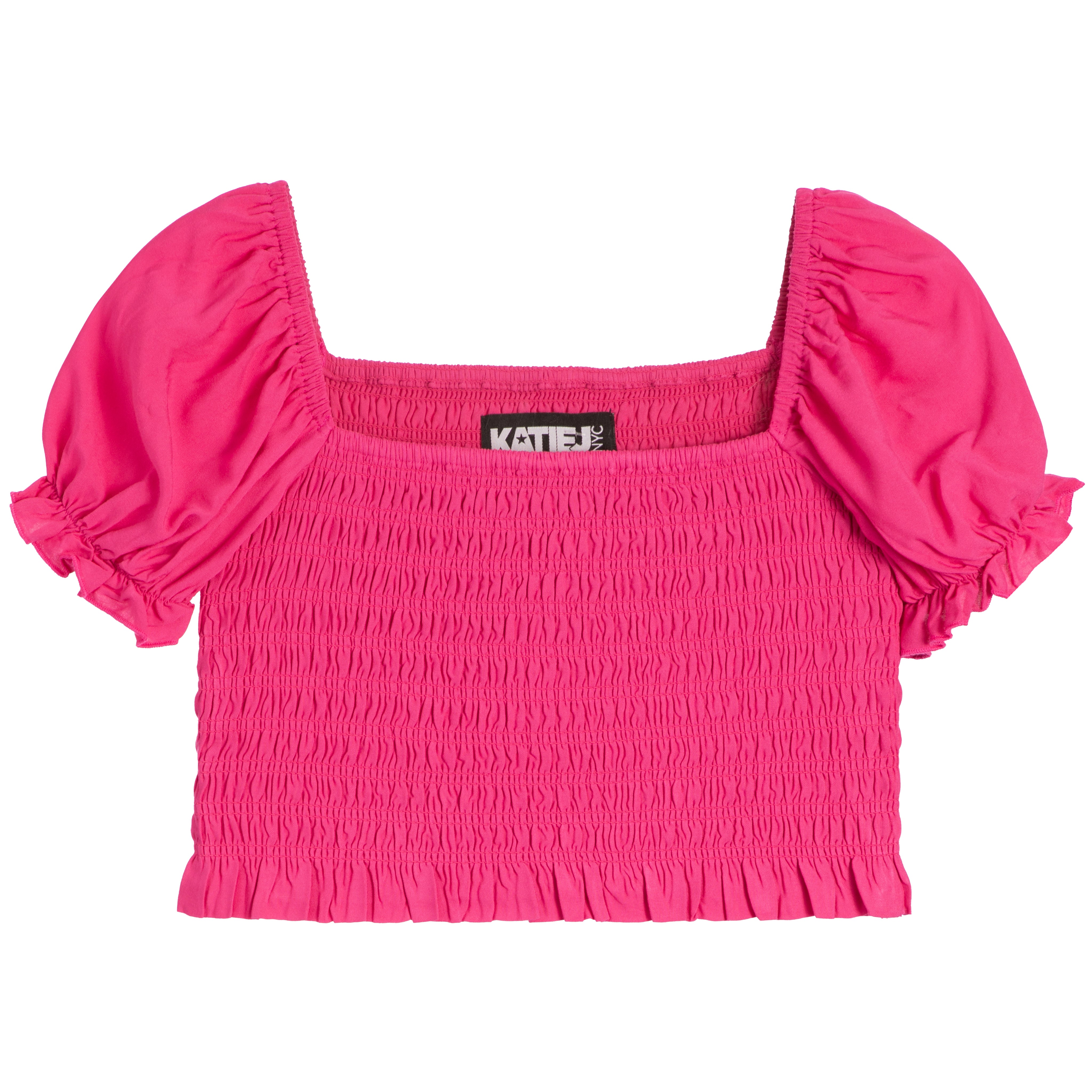 Marlee Puff Sleeve Smock Top - Denny's