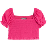 Marlee Puff Sleeve Smock Top - Denny's