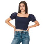 Marlee Puff Sleeve Smock Top - Denny's