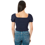 Marlee Puff Sleeve Smock Top - Denny's