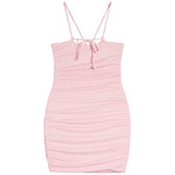 Marnie Cut Out Dress With Rosette - Denny's