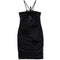 Marnie Halter Cutout Dress With Roses - Denny's
