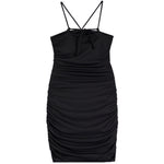 Marnie Halter Cutout Dress With Roses - Denny's