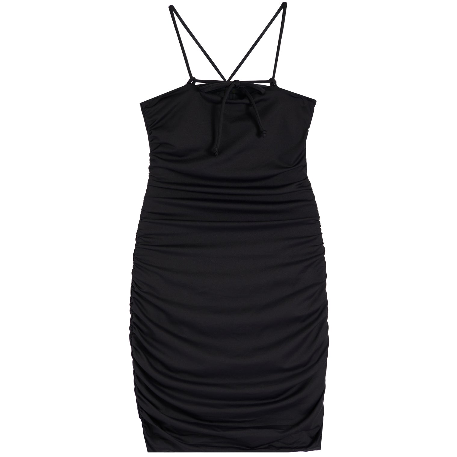 Marnie Halter Cutout Dress With Roses - Denny's