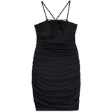 Marnie Halter Cutout Dress With Roses - Denny's