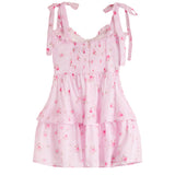 Mason Pink Rose Smock Dress
