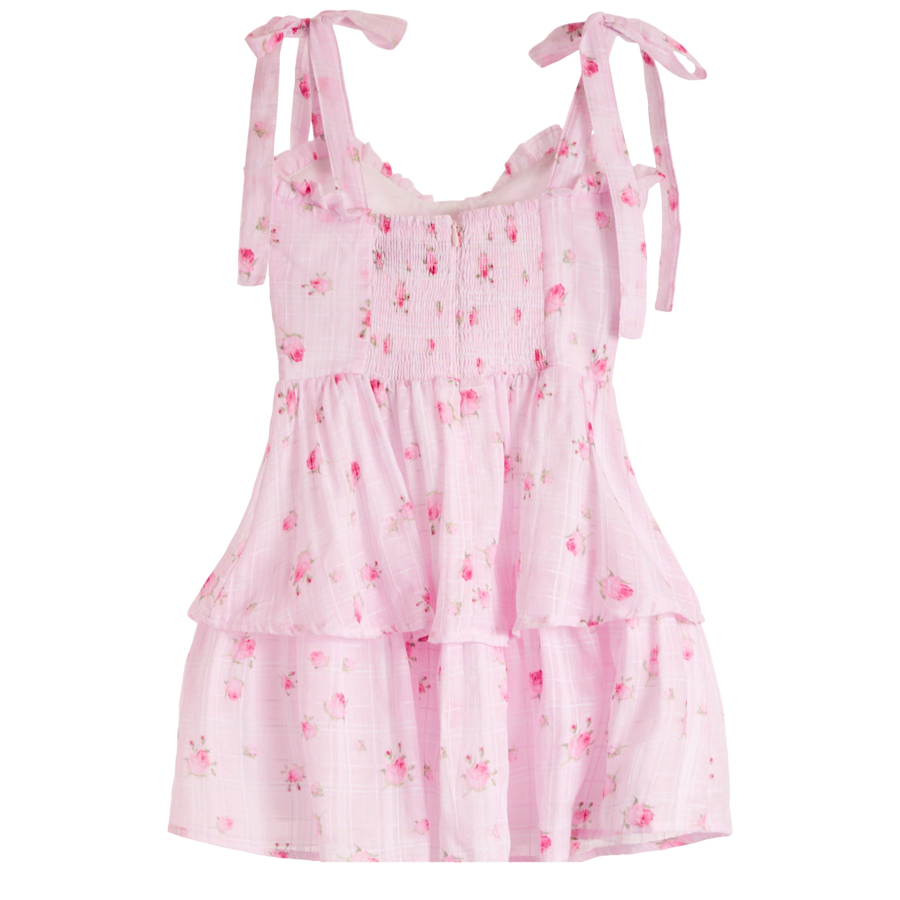 Mason Pink Rose Smock Dress