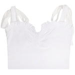 Mason Crop Tie Shoulder Tank - Denny's