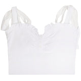 Mason Crop Tie Shoulder Tank - Denny's