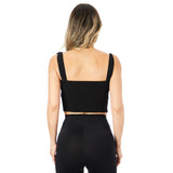 Mason Crop Tie Shoulder Tank - Denny's