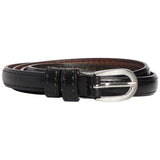 Skinny Horseshoe Leather Belt - Denny's