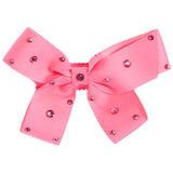 Mini Crystal Bow Clip