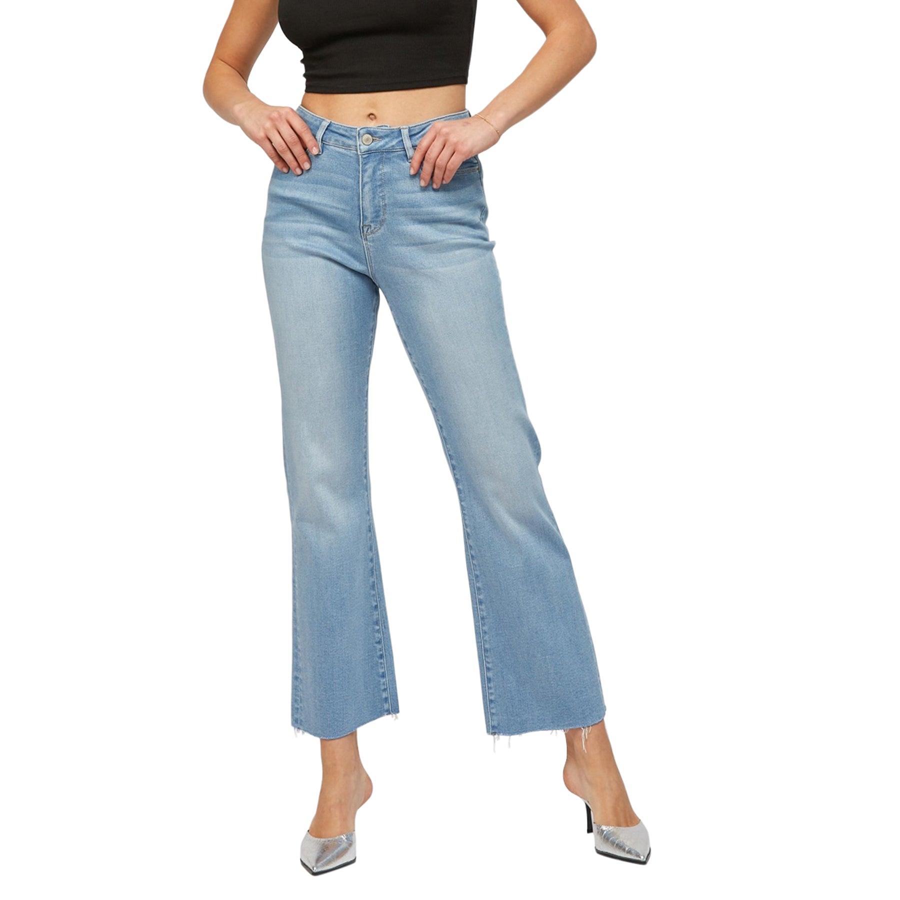 High Rise Crop Flare - Denny's