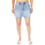 Raw Hem Denim Mini Skirt - Denny's