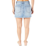 Raw Hem Denim Mini Skirt - Denny's